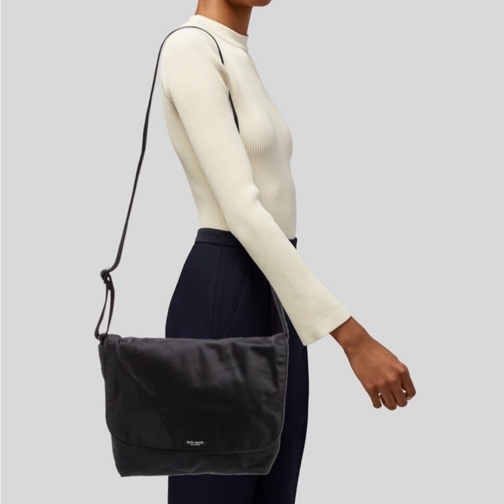 Kate Spade Black Messenger Bag with Adjustable Strap - Picture 4 of 4